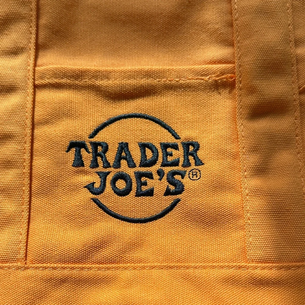Trader Joe's Orange Tote Bag